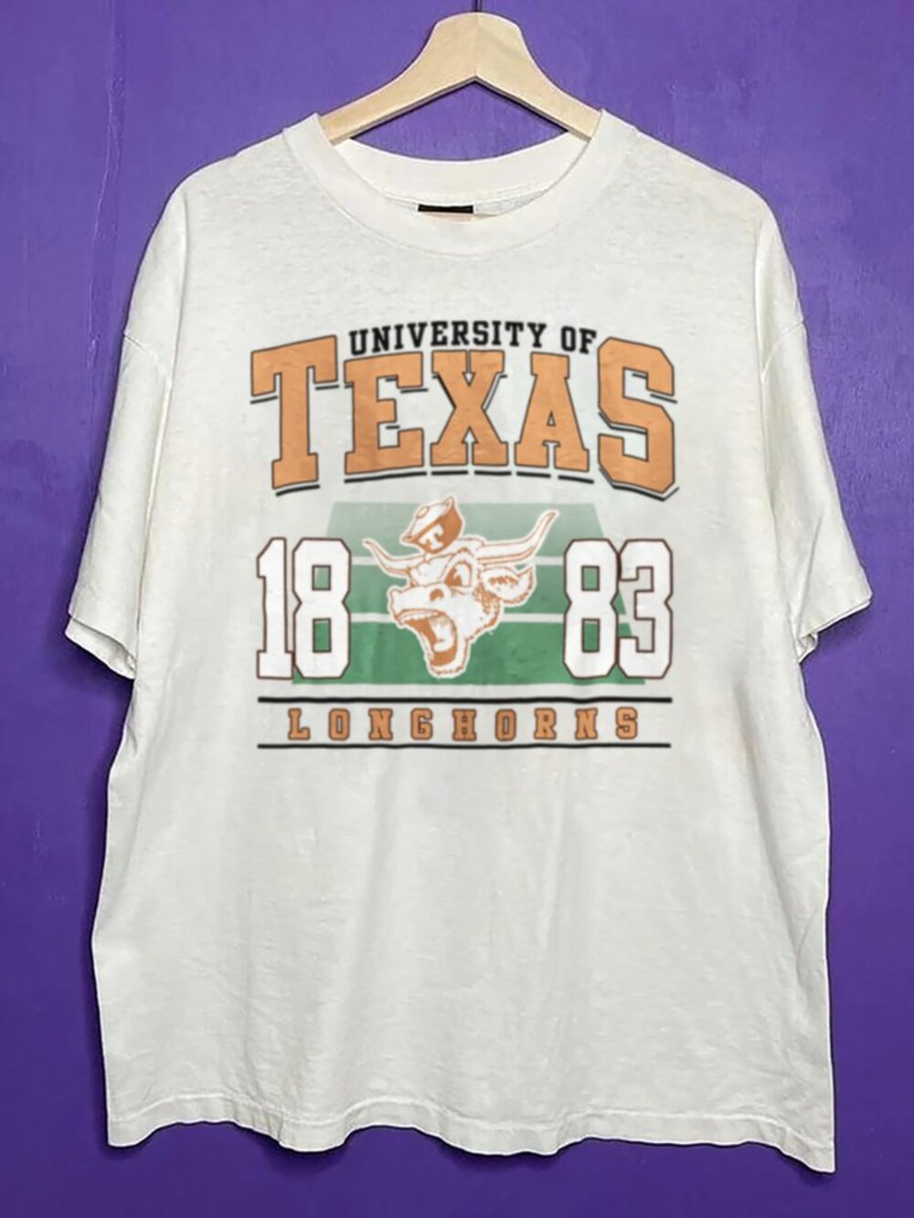 1883 Vintage University of Texas Longhorns Shirt, Retro Football NCAA Shirt Tee